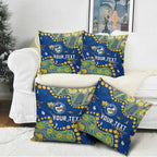 Personalized Parramatta Eels Pillow Cover Aboriginal Pattern with Graffiti Style Design