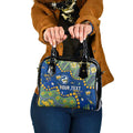 Personalized Parramatta Eels Shoulder Handbag Aboriginal Pattern with Graffiti Style Design