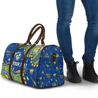 Personalized Parramatta Eels Travel Bag Aboriginal Pattern with Graffiti Style Design