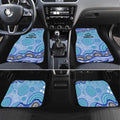 Cronulla Sutherland Sharks Car Mats Aboriginal Dot Pattern - Rugby Mascot Heritage Pride