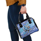 Cronulla Sutherland Sharks Shoulder Handbag Aboriginal Dot Pattern - Rugby Mascot Heritage Pride