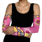 Brisbane Broncos Arm Sleeves Aboriginal Dot Pattern - Rugby Mascot Heritage Pride