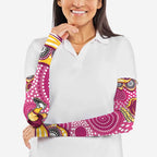 Brisbane Broncos Arm Sleeves Aboriginal Dot Pattern - Rugby Mascot Heritage Pride