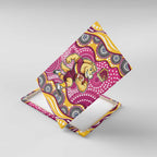 Brisbane Broncos Canvas Wall Art Aboriginal Dot Pattern - Rugby Mascot Heritage Pride