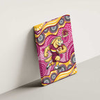 Brisbane Broncos Canvas Wall Art Aboriginal Dot Pattern - Rugby Mascot Heritage Pride