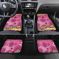 Brisbane Broncos Car Mats Aboriginal Dot Pattern - Rugby Mascot Heritage Pride