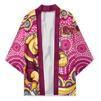 Brisbane Broncos Kimono Aboriginal Dot Pattern - Rugby Mascot Heritage Pride