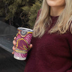 Brisbane Broncos Tumbler Cup Aboriginal Dot Pattern - Rugby Mascot Heritage Pride