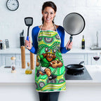 Canberra Raiders Apron Aboriginal Dot Pattern - Rugby Mascot Heritage Pride