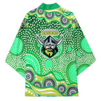 Canberra Raiders Kimono Aboriginal Dot Pattern - Rugby Mascot Heritage Pride