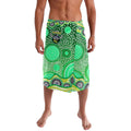 Canberra Raiders Lavalava Aboriginal Dot Pattern - Rugby Mascot Heritage Pride