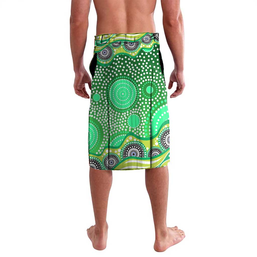 Canberra Raiders Lavalava Aboriginal Dot Pattern - Rugby Mascot Heritage Pride