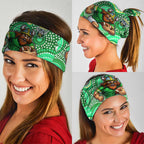 Canberra Raiders Neck Gaiter Aboriginal Dot Pattern - Rugby Mascot Heritage Pride