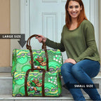 Canberra Raiders Travel Bag Aboriginal Dot Pattern - Rugby Mascot Heritage Pride