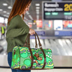 Canberra Raiders Travel Bag Aboriginal Dot Pattern - Rugby Mascot Heritage Pride