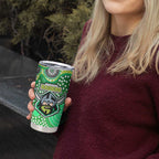 Canberra Raiders Tumbler Cup Aboriginal Dot Pattern - Rugby Mascot Heritage Pride