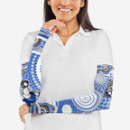 Canterbury-Bankstown Bulldogs Arm Sleeves Aboriginal Dot Pattern - Rugby Mascot Heritage Pride