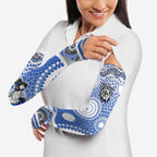 Canterbury-Bankstown Bulldogs Arm Sleeves Aboriginal Dot Pattern - Rugby Mascot Heritage Pride