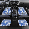 Canterbury-Bankstown Bulldogs Car Mats Aboriginal Dot Pattern - Rugby Mascot Heritage Pride