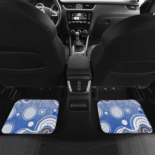 Canterbury-Bankstown Bulldogs Car Mats Aboriginal Dot Pattern - Rugby Mascot Heritage Pride