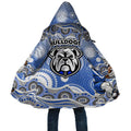 Canterbury-Bankstown Bulldogs Cloak Aboriginal Dot Pattern - Rugby Mascot Heritage Pride