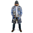 Canterbury-Bankstown Bulldogs Cloak Aboriginal Dot Pattern - Rugby Mascot Heritage Pride