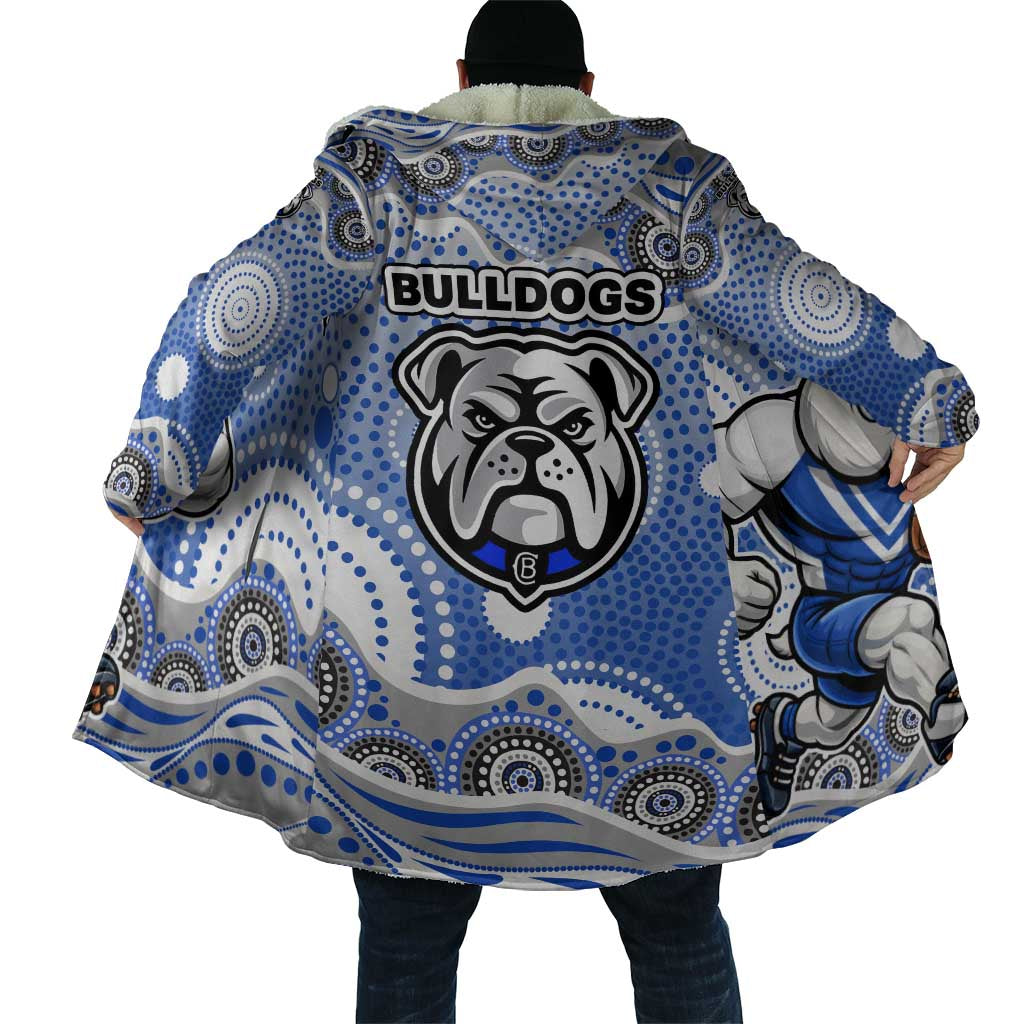 Canterbury-Bankstown Bulldogs Cloak Aboriginal Dot Pattern - Rugby Mascot Heritage Pride