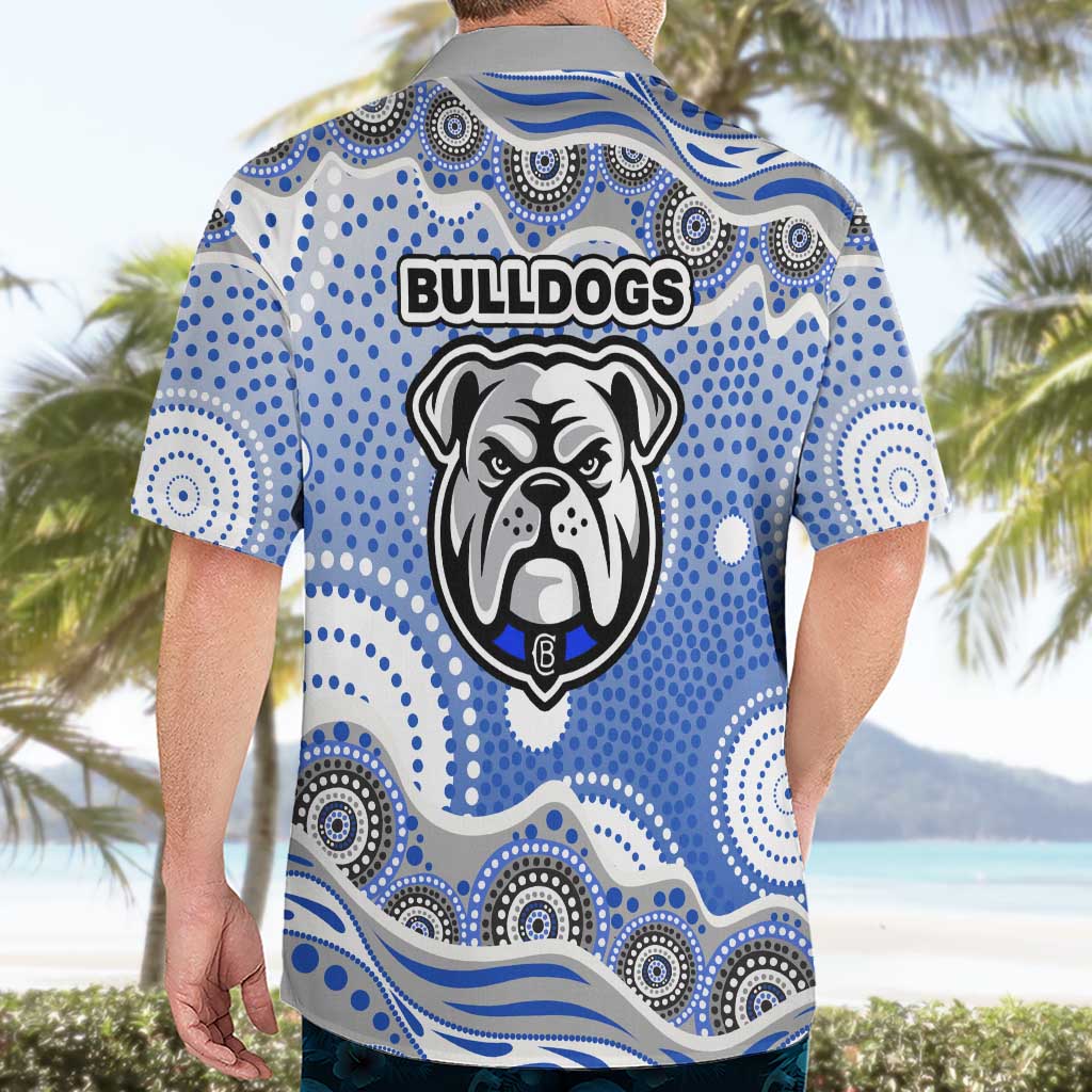 Canterbury-Bankstown Bulldogs Hawaiian Shirt Aboriginal Dot Pattern - Rugby Mascot Heritage Pride