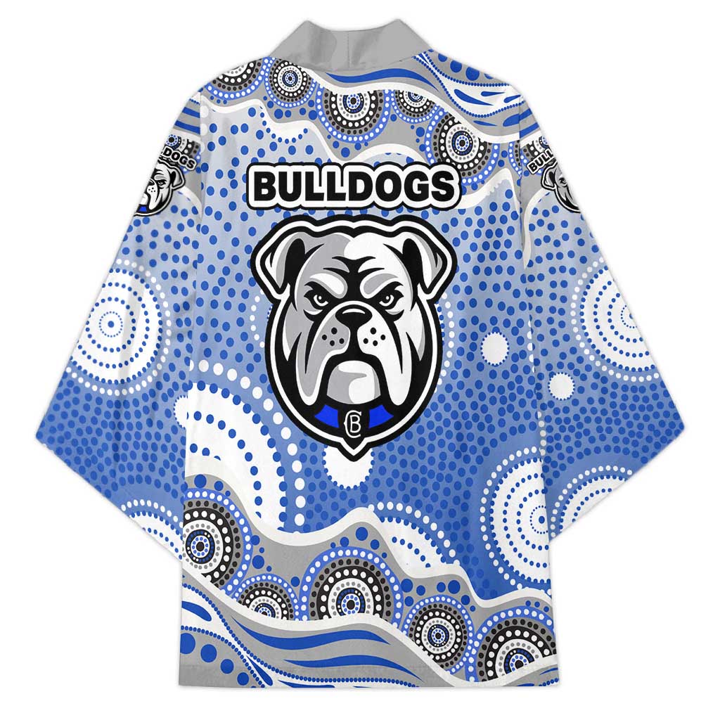 Canterbury-Bankstown Bulldogs Kimono Aboriginal Dot Pattern - Rugby Mascot Heritage Pride