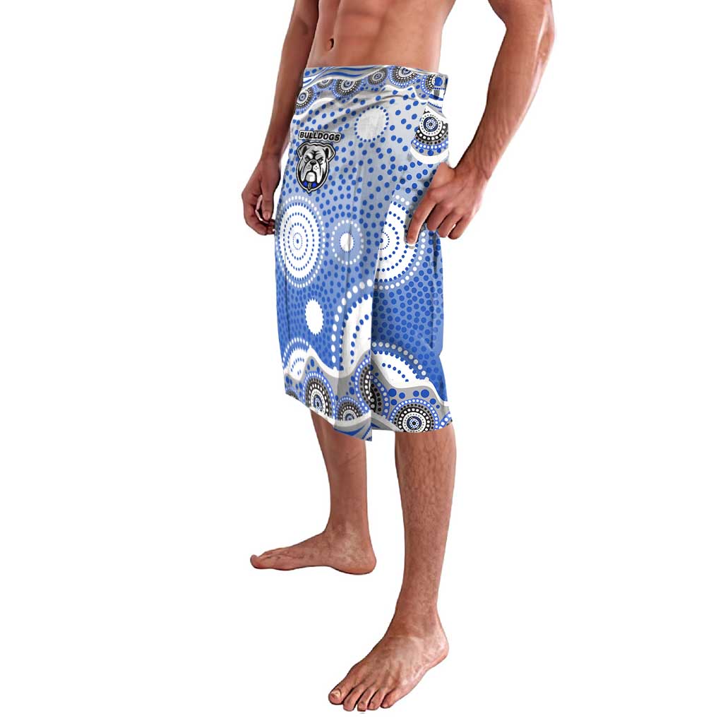Canterbury-Bankstown Bulldogs Lavalava Aboriginal Dot Pattern - Rugby Mascot Heritage Pride