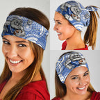 Canterbury-Bankstown Bulldogs Neck Gaiter Aboriginal Dot Pattern - Rugby Mascot Heritage Pride