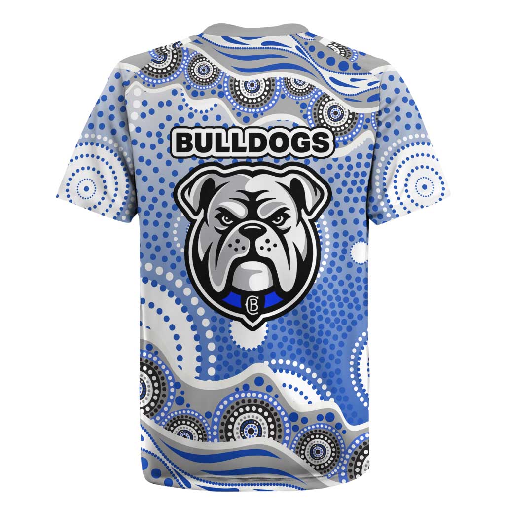 Canterbury-Bankstown Bulldogs Rugby Jersey Aboriginal Dot Pattern - Rugby Mascot Heritage Pride