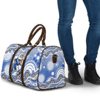 Canterbury-Bankstown Bulldogs Travel Bag Aboriginal Dot Pattern - Rugby Mascot Heritage Pride