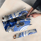 Canterbury-Bankstown Bulldogs Umbrella Aboriginal Dot Pattern - Rugby Mascot Heritage Pride