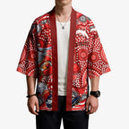 Dolphins Kimono Aboriginal Dot Pattern - Rugby Mascot Heritage Pride