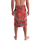 Dolphins Lavalava Aboriginal Dot Pattern - Rugby Mascot Heritage Pride