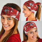 Dolphins Neck Gaiter Aboriginal Dot Pattern - Rugby Mascot Heritage Pride