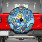 Gold Coast Titans Spare Tire Cover Aboriginal Dot Pattern - Rugby Mascot Heritage Pride