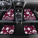 Manly Warringah Sea Eagles Car Mats Aboriginal Dot Pattern - Rugby Mascot Heritage Pride