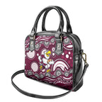 Manly Warringah Sea Eagles Shoulder Handbag Aboriginal Dot Pattern - Rugby Mascot Heritage Pride
