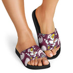 Manly Warringah Sea Eagles Slide Sandals Aboriginal Dot Pattern - Rugby Mascot Heritage Pride