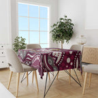 Manly Warringah Sea Eagles Tablecloth Aboriginal Dot Pattern - Rugby Mascot Heritage Pride
