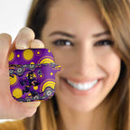 Melbourne Storm AirPods Case Aboriginal Dot Pattern - Rugby Mascot Heritage Pride