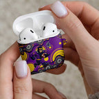 Melbourne Storm AirPods Case Aboriginal Dot Pattern - Rugby Mascot Heritage Pride