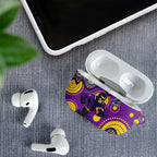 Melbourne Storm AirPods Case Aboriginal Dot Pattern - Rugby Mascot Heritage Pride