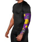 Melbourne Storm Arm Sleeves Aboriginal Dot Pattern - Rugby Mascot Heritage Pride