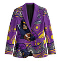 Melbourne Storm Blazer Aboriginal Dot Pattern - Rugby Mascot Heritage Pride