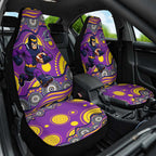 Melbourne Storm Car Seat Cover Aboriginal Dot Pattern - Rugby Mascot Heritage Pride
