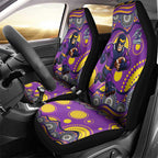 Melbourne Storm Car Seat Cover Aboriginal Dot Pattern - Rugby Mascot Heritage Pride