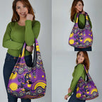 Melbourne Storm Grocery Bag Aboriginal Dot Pattern - Rugby Mascot Heritage Pride